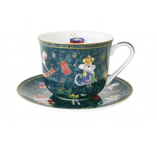 Чайная пара 2 пр. КОРАЛЛ "Щелкунчик и мышиный король" B0940-A07056, 0,37 л, фарф.