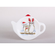 Подставка д/чайного пакетика Коралл Nordic owls ZFC090-50 п/уп керамика