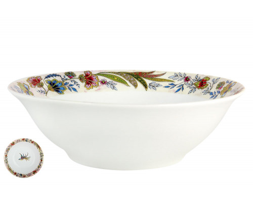 Салатник 1300мл/23см Коралл Bright Ornamental W012-A06949  фарфор