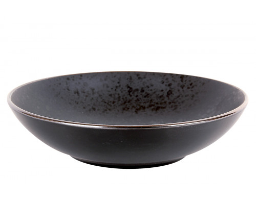 Тарелка глубокая 20см/800мл Коралл Elite black 41270132-5  керамика