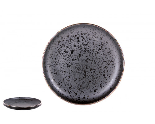 Тарелка десертная 18см Коралл Elite black 41270132-2  керамика