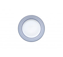 Тарелка десертная 19см Коралл Imperial Blue HD2212-75P ф.круг фарфор