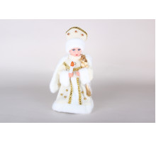 Фигурка 30х10х8см Снегурочка Коралл  7652  без