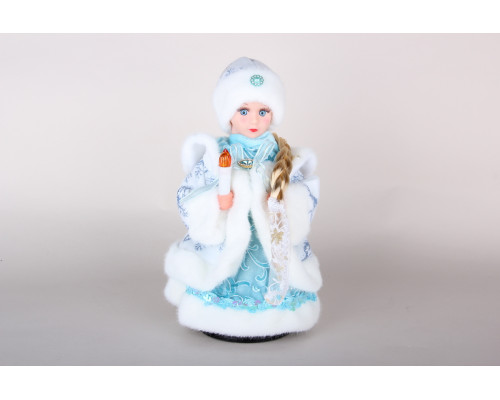 Фигурка 30х10х8см Снегурочка Коралл  7653  без
