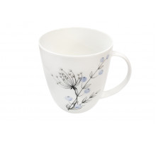 Кружка КОРАЛЛ "Birds on branches" JS23020, 0,42 л, фарф., с рис.