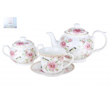 Чайный сервиз 10 пр. КОРАЛЛ WL230610 "Wild rose", 0,25 л, фарф.