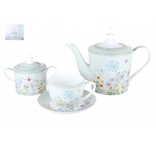 Чайный сервиз 10 пр. КОРАЛЛ WL230612 "Summer meadow", 0,3 л, фарф.