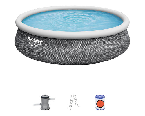 Бассейн с набором 457*107 см  Bestway 57372 Fast Set