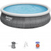 Бассейн с набором 457*107 см  Bestway 57372 Fast Set