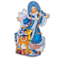 Наклейка "Снегурочка" Y065404