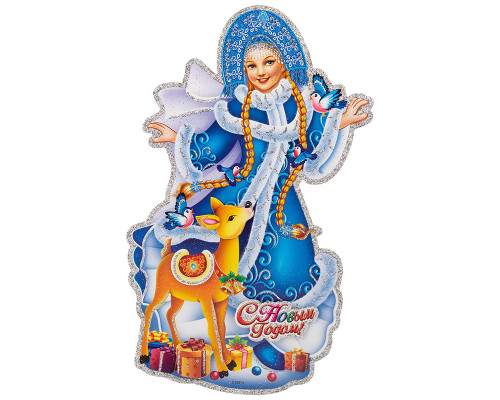 Наклейка "Снегурочка" Y065404