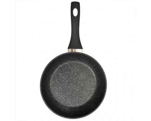 Сковорода Alpenkok "BLACK MARBLE" AK-0117A/24N, 24 см, алюм., ИНДУКЦИЯ, антипригар. покр.