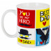 BEST DAD, кружка 350мл, NEW BONE CHINA, индивидуальная подарочная упаковка