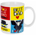 BEST DAD, кружка 350мл, NEW BONE CHINA, индивидуальная подарочная упаковка