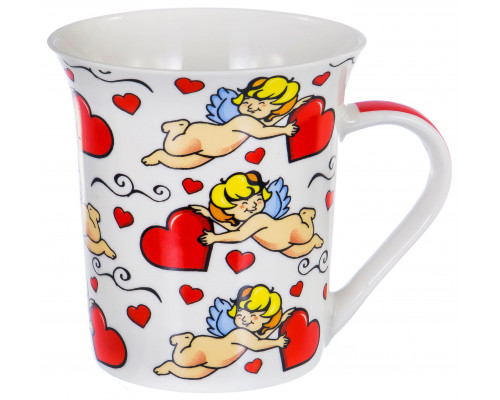 КУПИДОНЫ, кружка 310мл, NEW BONE CHINA, индивидуальная подарочная упаковка