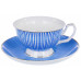 ПАЛИТРА, набор чайный (2) чашка 200мл + блюдце, NEW BONE CHINA,  цветная упаковка
