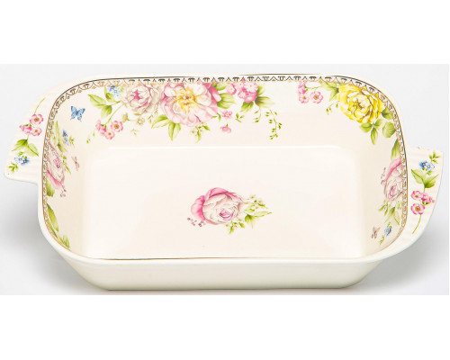 МЭРИДИТ, блюдо - шубница 280мм 1050мл, NEW BONE CHINA, цветная упаковка