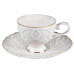ГРАЦИЯ, набор кофейный (12) 6 чашек 100мл + 6 блюдец, NEW BONE CHINA, подарочная упаковка