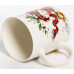 СНЕГОВИК, кружка 350мл, красная шапка, NEW BONE CHINA, упаковка - гофрокороб