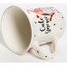 CUTE GNOME, кружка 310мл, ромбики, NEW BONE CHINA, упаковка - гофрокороб