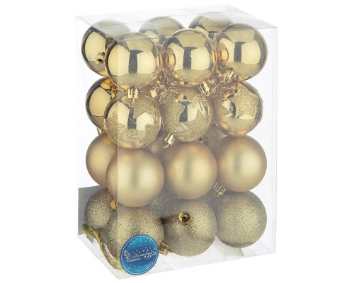 Набор шаров SYQB3-0123092, 24шт, 6см
