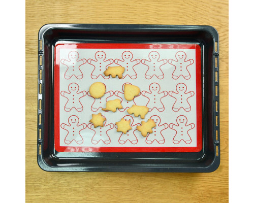 Коврик для выпечки "Пряничный". Размер 30х40 см. NEW