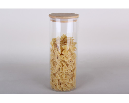 Банка для сыпучих продуктов Коралл 10х25см 5641  стекло
