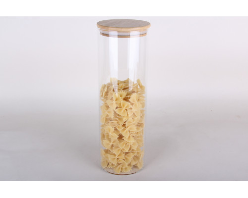 Банка для сыпучих продуктов Коралл 10х30см 5642  стекло