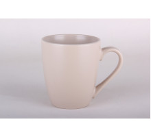 Кружка 360мл Коралл Color (cappuccino) ZHCG014  керамика
