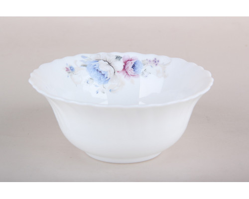 Салатник 12.5см/300мл Коралл Blue flowers LHBW-50-7326  стекло