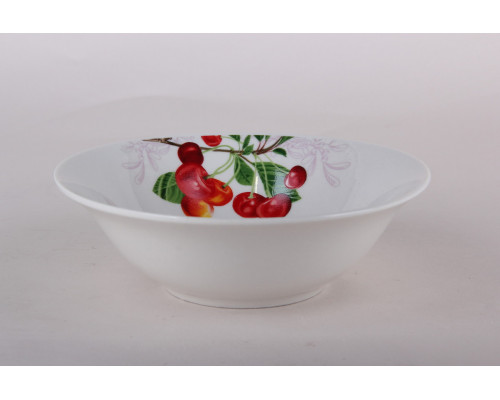 Салатник 350мл /15см Коралл Sweet cherry ZX2434-6B  фарфор