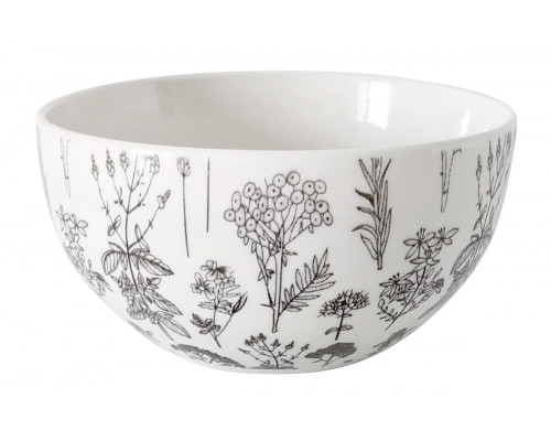 Салатник 450мл/14см Коралл Botanica YX2406-55B  фарфор