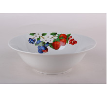 Салатник 550мл /18см Коралл Summer berries ZX2432-7B  фарфор