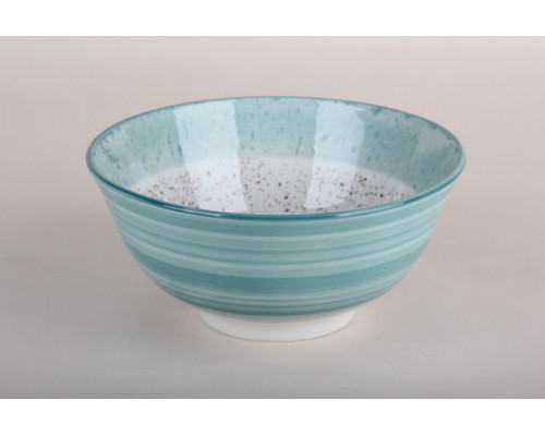 Салатник 650мл/15.5см Коралл Rustic Blue WQ2403-62DB  фарфор