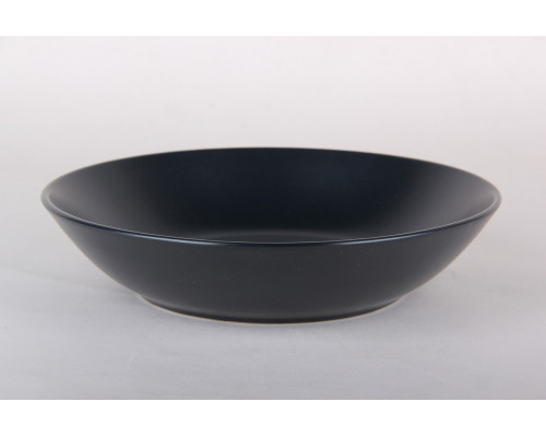 Тарелка глубокая 20см/750мл Коралл Color (nero) ZHCG037  керамика