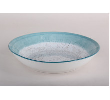 Тарелка глубокая 800мл/20см Коралл Rustic Blue WQ2403-80SP  фарфор