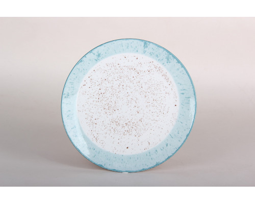 Тарелка десертная 19см Коралл Rustic Blue WQ2403-75FP  фарфор