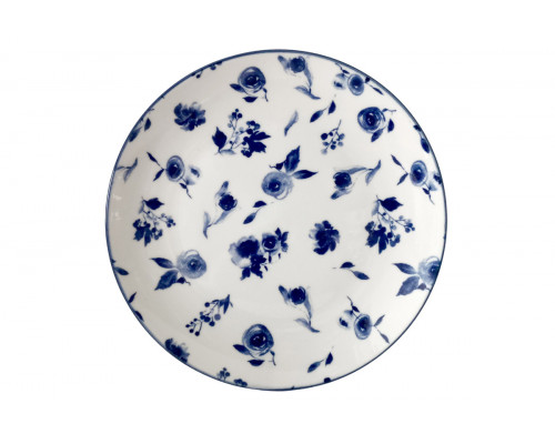 Тарелка десертная 20см Коралл Blue calico WQ2401-80P  фарфор