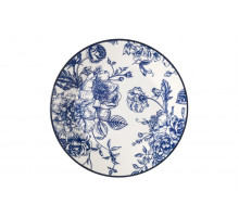Тарелка десертная 20см Коралл Blue posy YX2401-FP80  фарфор