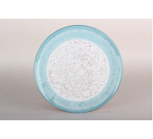 Тарелка обеденная 24см Коралл Rustic Blue WQ2403-95DP  фарфор