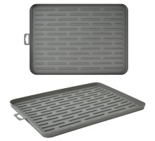 Сушилка для посуды Prestige (дымчато-серый). Размер 38х26х2 см NEW