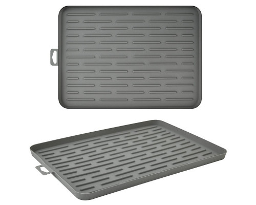 Сушилка для посуды Prestige (дымчато-серый). Размер 38х26х2 см NEW