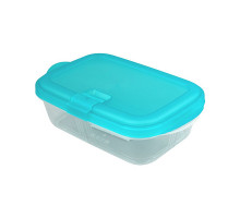 Контейнер для СВЧ Push 0,4л (бриз) 17,7х10,6х5 см NEW