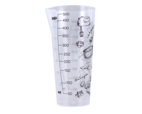 Стакан мерный "Поваренок" 500 мл 8,8х7,8х16,5 см NEW