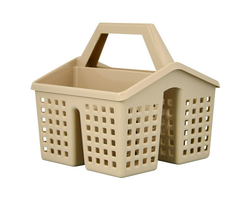 Подставка под столовые приборы "Лофт". Размер 15х15х16 см. (латте) NEW