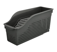 Контейнер "Лофт" хозяйственный на колесах узкий. Размер 35,5х13х17 см. (серый) NEW