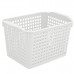 Корзинка "Лофт". Размер 20х13,5х12 см. Объём 2 л. (белый) NEW