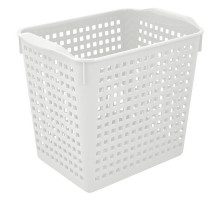 Корзинка "Лофт". Размер 20х13,5х16,5 см. Объём 2,8 л. (белый) NEW