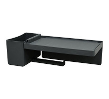 Держатель для туалетной  бумаги 2 в 1 (серый). Размер 25,5х12х10 см. NEW