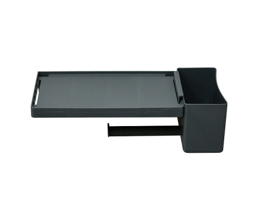 Держатель для туалетной  бумаги 2 в 1 (серый). Размер 25,5х12х10 см. NEW